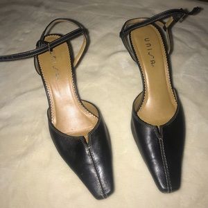 Unisa Black Kitten Heels